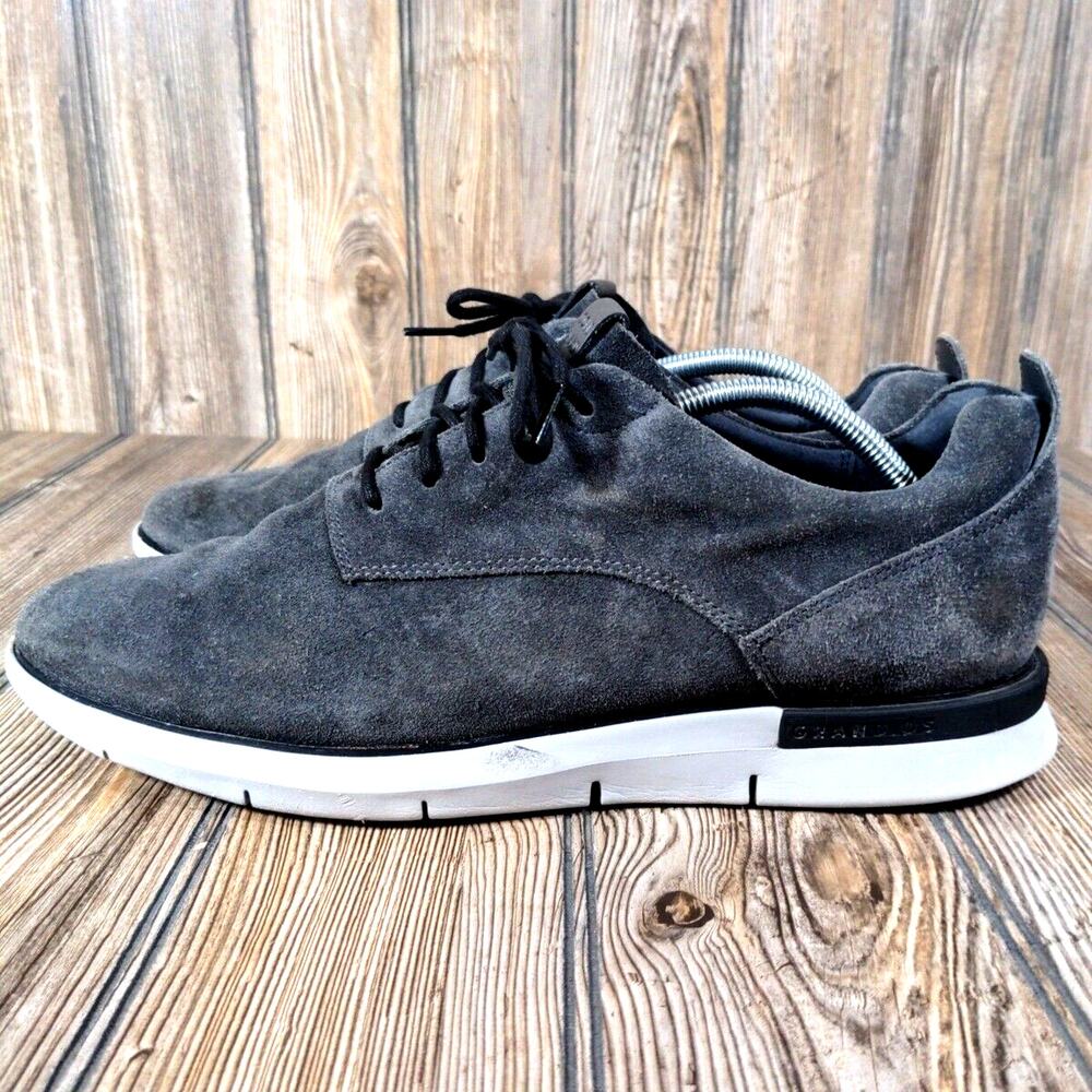 COLE HAAN Grand Horizon Casual Shoes Gray Suede Comfort Shoes C26361 Men Sz 11.5